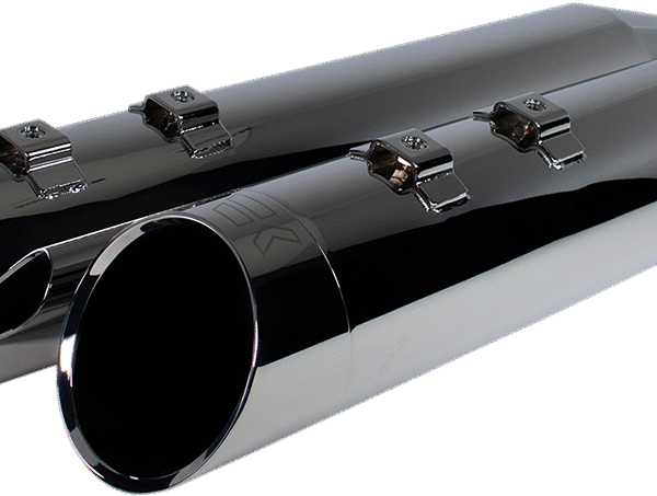 KHROME WERKS 4-1/2" HP-Plus? Slip-On Mufflers - Chrome Edge 202660