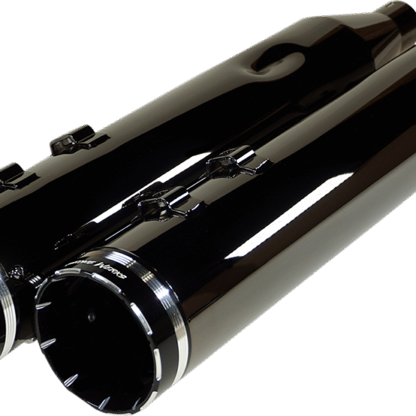 KHROME WERKS 4-1/2" HP-Plus? Slip-On Mufflers - Eclipse? with Tracer Tip 201670