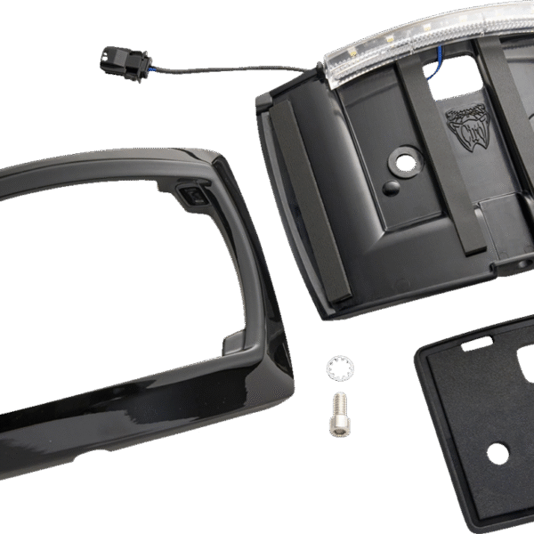CIRO License Plate Frame - LED - Curved - Black 40520