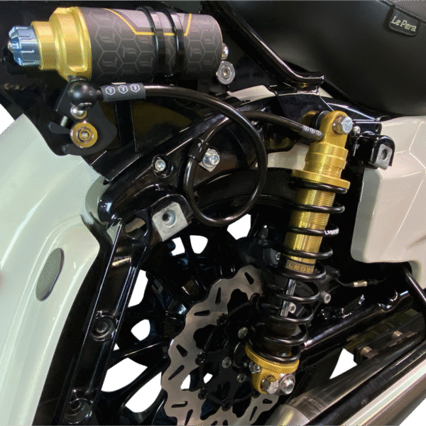 LEGEND SUSPENSION REVO ARC Remote Reservoir Shocks - Heavy Duty - Gold - 13" 1310-1911
