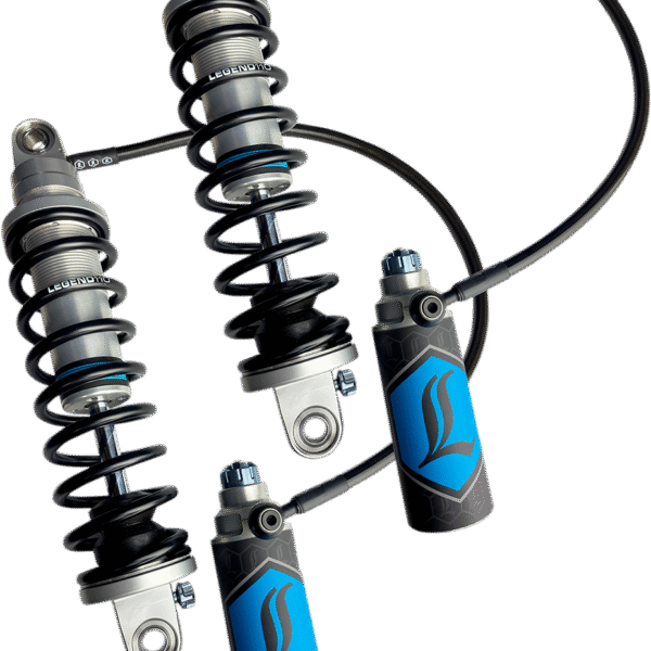 LEGEND SUSPENSION REVO ARC Remote Reservoir Shocks - Standard - Clear - 14" 1310-1928