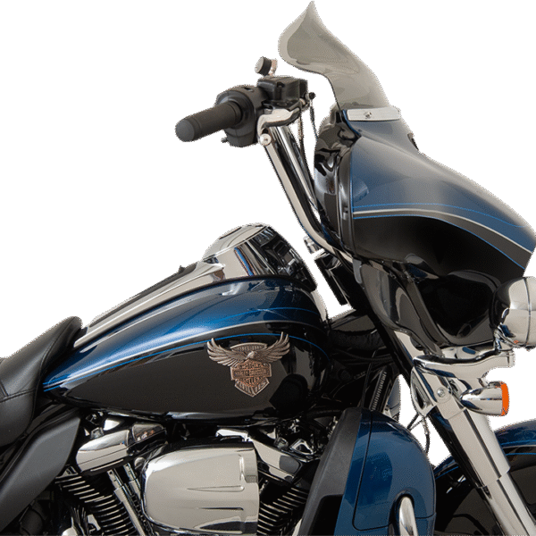 KLOCK WERKS Flare* Windshield - 8-1/2" - Tinted - '14-'23 FLHT KWW-01-0209-2014
