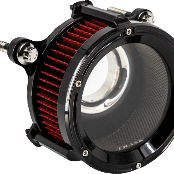 TRASK Assault Charge High-Flow Air Cleaner Kit - Gloss Black TM-1024GBK