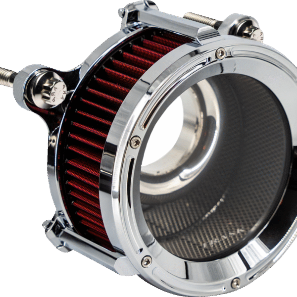 TRASK Assault Charge High-Flow Air Cleaner Kit - Chrome TM-1024CH
